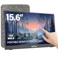 15,6 Zoll 60Hz Touch Tragbarer Monitor FHD Breite Kompatibilität Schutzhülle für Reisen Pendeln Geschäftspräsentationen