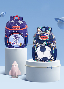 Sac à dos scolaire pour enfants, motif de dessin animé 3D, imperméable, écologique, grande capacité, unisexe, sac d'école primaire - Product Image 3