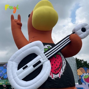 Inflable Estilo Rock con Guitarra para Festivales de Música, Conciertos y Decoración de Escenarios, en Oferta - Product Image 1