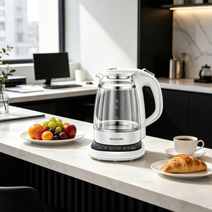<b>Temperature</b> <b>Control</b> Boil-Dry Automatic Switch Household Glass Cordless <b>Kettle</b> Wholesale Glass <b>Kettles</b> - Product Image 5