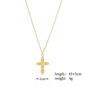Wholesale Gold Plated Stainless Steel Link Chain Infinity Cross Pendant Necklace <strong>Best</strong> Wishes to Bless <strong>Mum</strong> As Mother's Day Gift - Product Image 4