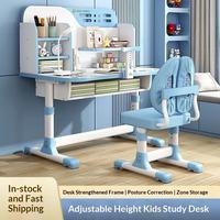 Bureau et chaise d'étude confortables pour enfants, design ergonomique moderne pour l'apprentissage et la détente - pour le bureau à domicile ou la chambre