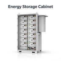 Armoire de stockage d'énergie solaire LiFePO4 avec refroidissement intelligent par air, structure à deux niveaux, protection IP55, usage industriel