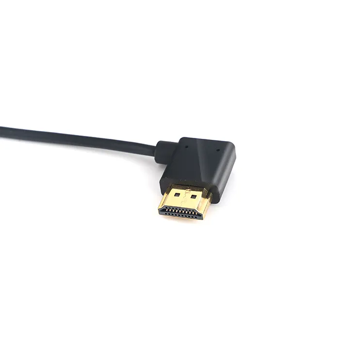 Promotional Thin Wire Slim Support 1080p 2k 4k 8k and Resolution 60hz 144hz 240hz Left Angle Ribbon Tester Flat Hdmi Cable