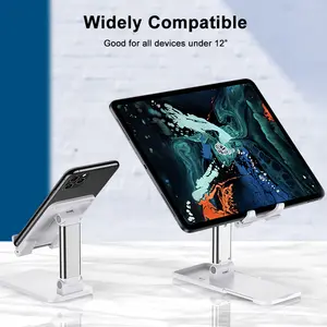 Supporto da tavolo universale per telefono cellulare supporto da tavolo pieghevole per Tablet regolabile supporto da tavolo per telefono cellulare P50