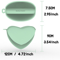 Maniques de four en silicone résistantes à la chaleur, protège-plats en silicone pour la cuisine, mini-gants de four en caoutchouc, maniques de cuisine mignonnes