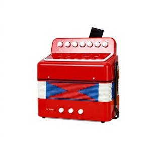 <span class=keywords><strong>Accordéon</strong></span> 7 <span class=keywords><strong>touches</strong></span> personnalisé pour enfants, mini-<span class=keywords><strong>orgue</strong></span> éducatif pour débutants, jouet de Noël transfrontalier, emballage en boîte colorée - Product Image 1