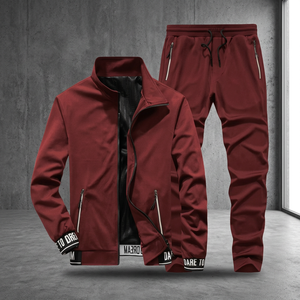 Pakistani Supplier Made Waterproof Polyester Solid Lightweight Tracksuit Premium Quality Men Windproof Jogging Track Suit <b>Set</b> - Product Image 3