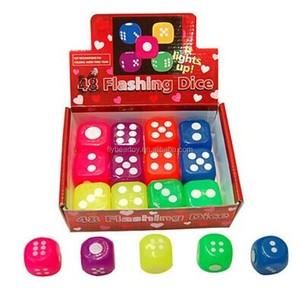 Xúc Xắc Nhấp Nháy LED Bán Chạy Bóng Nảy Mềm TPR Đồ Chơi Xúc Xắc Phát Sáng - Product Image 1