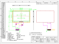 Module LCD TFT 4,3 pouces 480x272 LCM Panneau TN Rétroéclairage LED Marque BOE pour utilisation automobile et industrielle