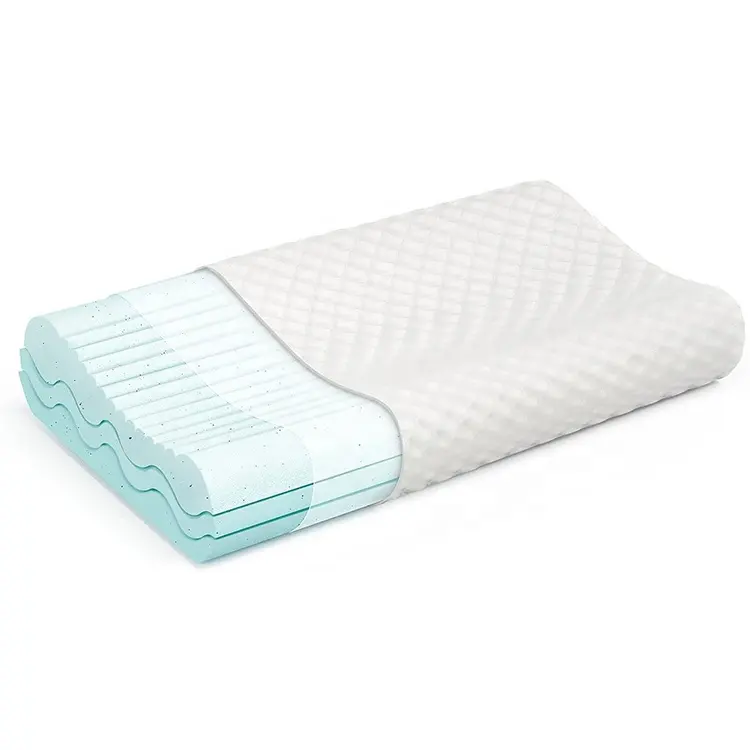 Großhandel Fabrik Hot Sale Cool Memory Foam Support Gebärmutter hals kissen zum Schlafen