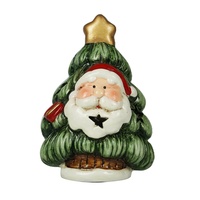 Nouvel arrivage bohème lumineux à Led en céramique, ornement d'arbre de noël, décoration festive, nouvel arrivage, 8 pièces