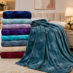 Maßgefertigte Große King-<span class=keywords><strong>Size</strong></span> Winter Geprägte Flanell-Bettdecke Geprägte Fleece-Wurfdecke OEM ODM Warme Übergroße Sofa-Bettdecke - Product Image 1