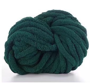Benang buatan tangan DIY kait rajutan tebal 100% poliester benang buatan lembut hangat berat 250g gaya mewah benang Chenille pola celup tinggi - Product Image 1