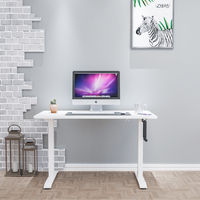 Table de bureau à manivelle manuelle pour meubles Bureau assis-debout Cadre de bureau intelligent réglable en hauteur