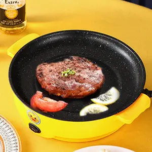 Mini Electric Non-stick Coating Frying Pan Baking Tray Mini Electric Kitchen electric Skillet Frying Pan Household Grill Pan