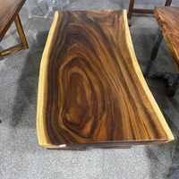 GEDO Dessus de table de salle à manger en noyer massif au design moderne Usine populaire en bois d'Amérique du Sud personnalisable à bas prix pour les meubles de maison