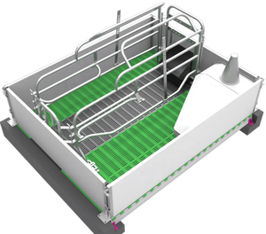 Nouveau équipement d'élevage de porcs Durable caisse de mise bas stylo à porcs panneau en PVC truie cage de maternité acier galvanisé à chaud 1.5 ans - Product Image 3