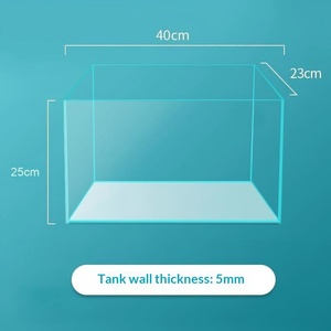 Acquario in vetro ultra-bianco per soggiorno, piccolo acquario per paesaggistica naturale, vasca per <span class=keywords><strong>tartarughe</strong></span> ecologica da tavolo per pesci <span class=keywords><strong>d</strong></span>'<span class=keywords><strong>acqua</strong></span> dolce sudamericani - Product Image 6