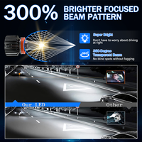 OEM 3000K 130W 50000LM T6 Haute Puissance Luces Led Pour Automobile LED Phare H7 H1 H11 High Low Beam H4 Faro Led Pour Voiture
