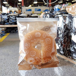 Bolsas Ziplock Desechables Zhitu, Impresas en Huecograbado, Reciclables, de 0.1mm de Grosor, Transparentes, para Pan, Pizza, Sushi, de Plástico de Grado Alimenticio - Product Image 3