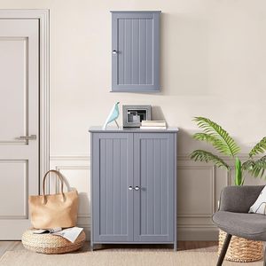 Armoire de salle de bain personnalisée, armoire murale de rangement, armoire murale au-dessus des toilettes, gain de place, armoire à médicaments avec étagères - Product Image 4