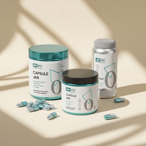Medical Grade Aluminum <b>Pill</b> Jar for Supplements Aluminum <b>Containers</b> for Omega 3 Capsule Airtight <b>Pill</b> Jar - Product Image 1