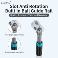 Support de tampon de série VBS VBSR, support de tampon en aluminium réglable anti-rotation pour bras de robot