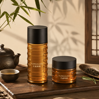 Vente en gros de flacons en verre personnalisés avec pompe pulvérisatrice, 50g 120ml, emballage cosmétique pour sérum facial, crème pour le visage