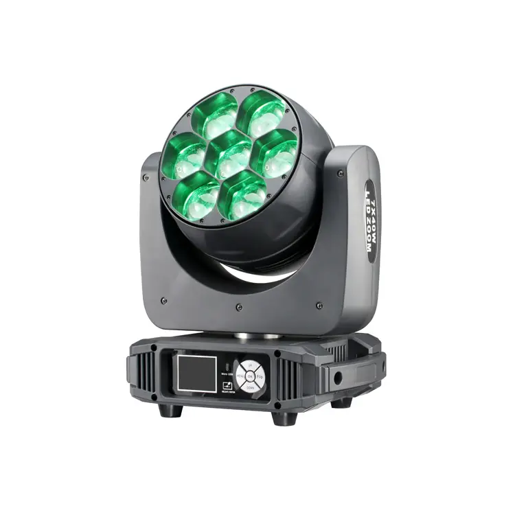 Pro Licht 7*40W Rgbw 4 In 1 Zoom Led Moving Head Beam Wash Moving Head