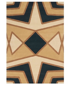 Tapis contemporains faits main en laine de Nouvelle-Zélande avec une finition élégante pour les intérieurs modernes de luxe - Product Image 1