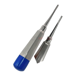 Elevador de raíz de extracción de elevador Dental, mango azul de 3mm, herramienta de extracción de dientes quirúrgicos de acero inoxidable, instrumento médico - Product Image 1