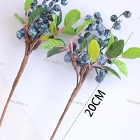 AL-8352 Hot Sales Nieuwe Stijl Geïmiteerde Bessen Kerstfruit Bruiloft Decoratie Accessoires Kunstmatige Fruit Huisdecoratie