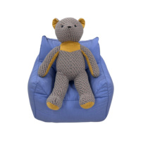Housse de pouf géant non rembourrée, douce et moelleuse, confortable, grande taille, lavable, pour chambre et salon d'adultes