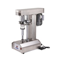 Machine automatique de scellage et de capsulage pour les boîtes en plastique PET, en fer blanc et en papier, scelleuse de bouteilles PET