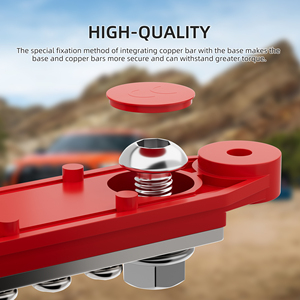 Barra de Distribución de Energía de Cobre a Granel 12V 275A con Perno de 3/8 Pulgadas, Certificación RoHS y CE, para Sistemas Marinos y Automotrices - Product Image 4