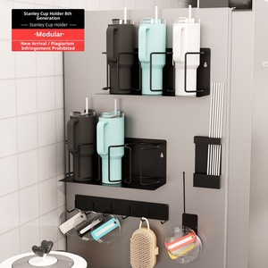 Soporte Magnético de Pared para Vasos de Doble Nivel, para Vasos Stanley de 40 oz, <span class=keywords><strong>Escurridor</strong></span> de Tazas de Cocina, Moderno y Sostenible - Product Image 2