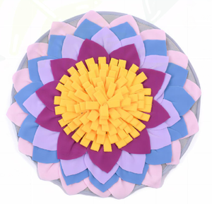 Alfombrilla olfativa para perros de la serie Flower, alfombrilla de alimentación para mascotas, alfombrilla de exploración para perros, juguete interactivo de forrajeo, alfombrilla olfativa tipo rompecabezas para perros - Product Image 1