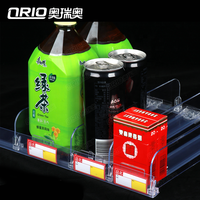 Système de poussoir en plastique personnalisé poussoir d'étagère de vente au détail transparent automatique pour présentoir à tabac poussoir d'étagère à cigarettes pour les magasins
