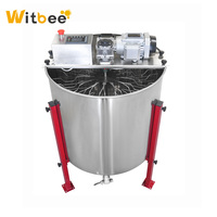 Nouvelle Extracteur de Miel Radial Électrique Semi-Automatique Witbee 12 Cadres en Acier Inoxydable Réversible avec Moteur 220V 550W pour Vente en Gros