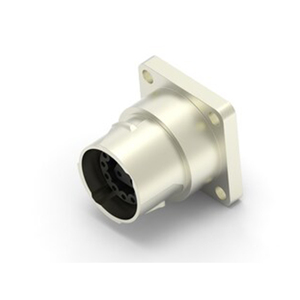Screw <b>Terminals</b> Cable-to-Panel Circular Receptacle 15 Position Shell Size 15 Zinc Alloy PA66/PBT EEGA204NN00000001000 - Product Image 2