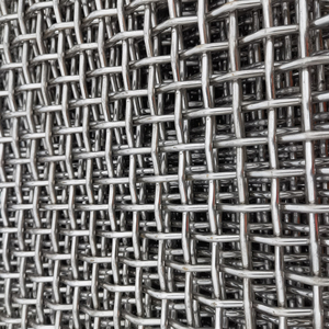 Độ bền kéo cao 65Mn 45 # mangan thép dệt lỗ vuông crimped dây khai thác lưới màn hình - Product Image 6