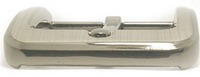 Boucle de ceinture à une broche brossée de remplacement personnalisée Boucle de ceinture à une broche carrée en alliage d'acier inoxydable pour hommes