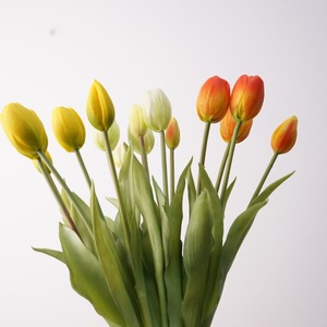 High Quality Artificial Latex Tulip Flower Bouquet Pe Tulip Flower 5 Heads Real Touch Tulip - Product Image 4