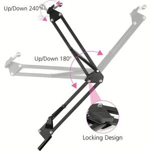 360 Degree <b>Rotating</b> Adjustable Portable Foldable Premium Aluminum Alloy 360 Degree Adjustable Mobile <b>Stand</b> MobileHolder - Product Image 5