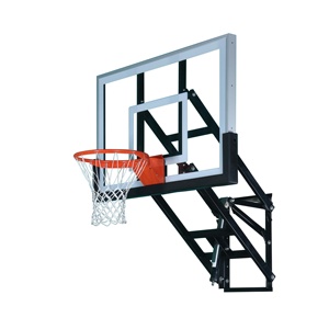 Système de panier de <span class=keywords><strong>basket</strong></span>-ball <span class=keywords><strong>mural</strong></span> réglable avec <span class=keywords><strong>panneau</strong></span> arrière en verre trempé - Product Image 1