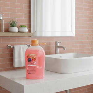 Jabón Líquido para Manos y Baño AQUAVERA, Sin SLS, Aroma a Coral Suave, Fragancia Duradera, Lavado con Agua, 2500 ml - Product Image 3