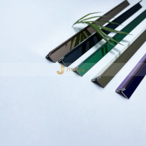 Stainless Steel Metal T Profile Decorative <b>Tile</b> Trim Strips for Apartment Use-Durable Waterproof Easy Installation - Product Image 1