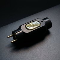 Connecteur IEC AC en cuivre pur plaqué or, de qualité audio HiFi, pour câble d'alimentation audiophile (prise US/EU)