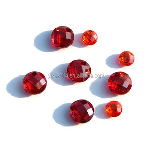 Pietra Preziosa Sfusa Rotonda Rosa Multicolore da 4 mm, Zirconia Cubica con Taglio a Doppia Scacchiera - Product Image 6